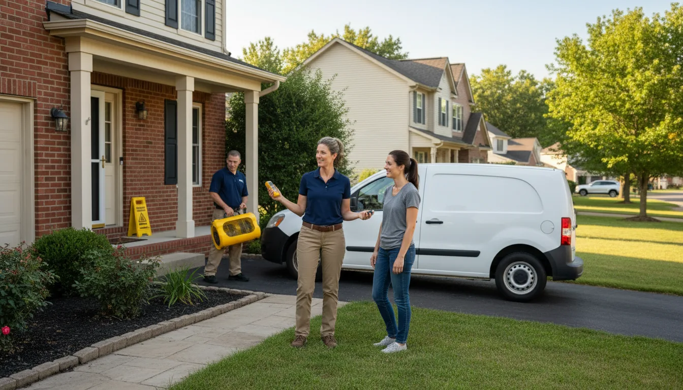 Water restoration image for Dehumidification And Cleanup Services in Great Meadows, NJ